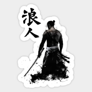 Japanese Samurai Sticker